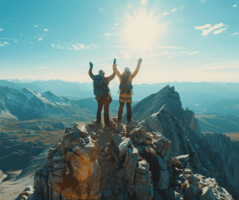 Deux alpinistes